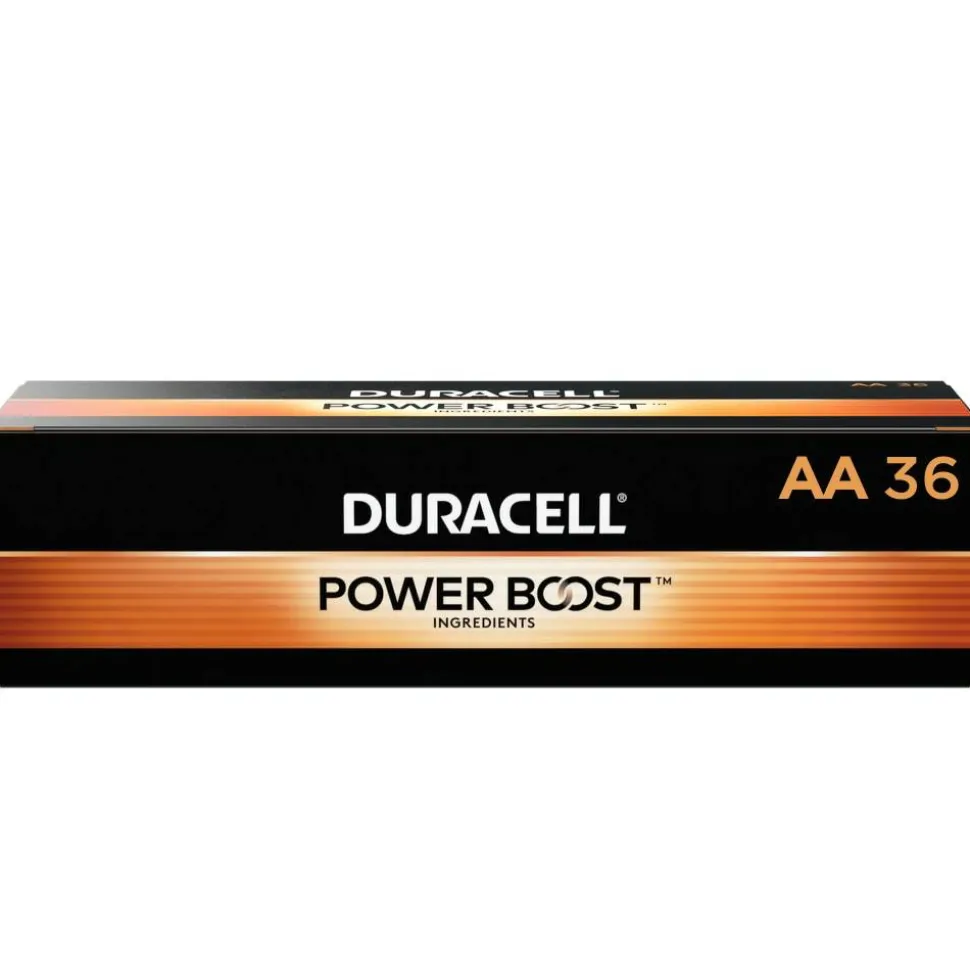 Duracell Coppertop AA Alkaline Batteries, Box of 36