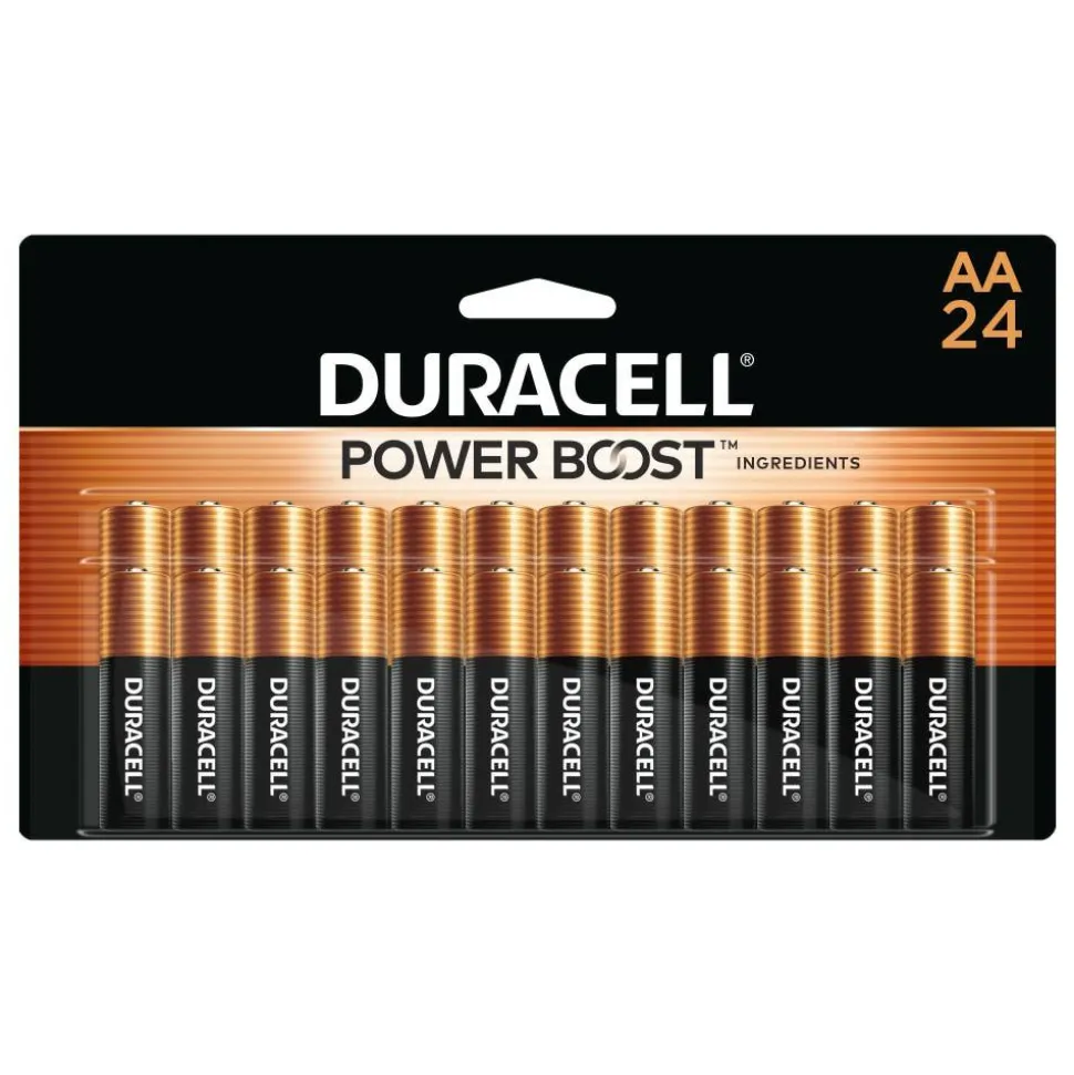 Duracell Coppertop AA Alkaline Batteries, Pack of 24