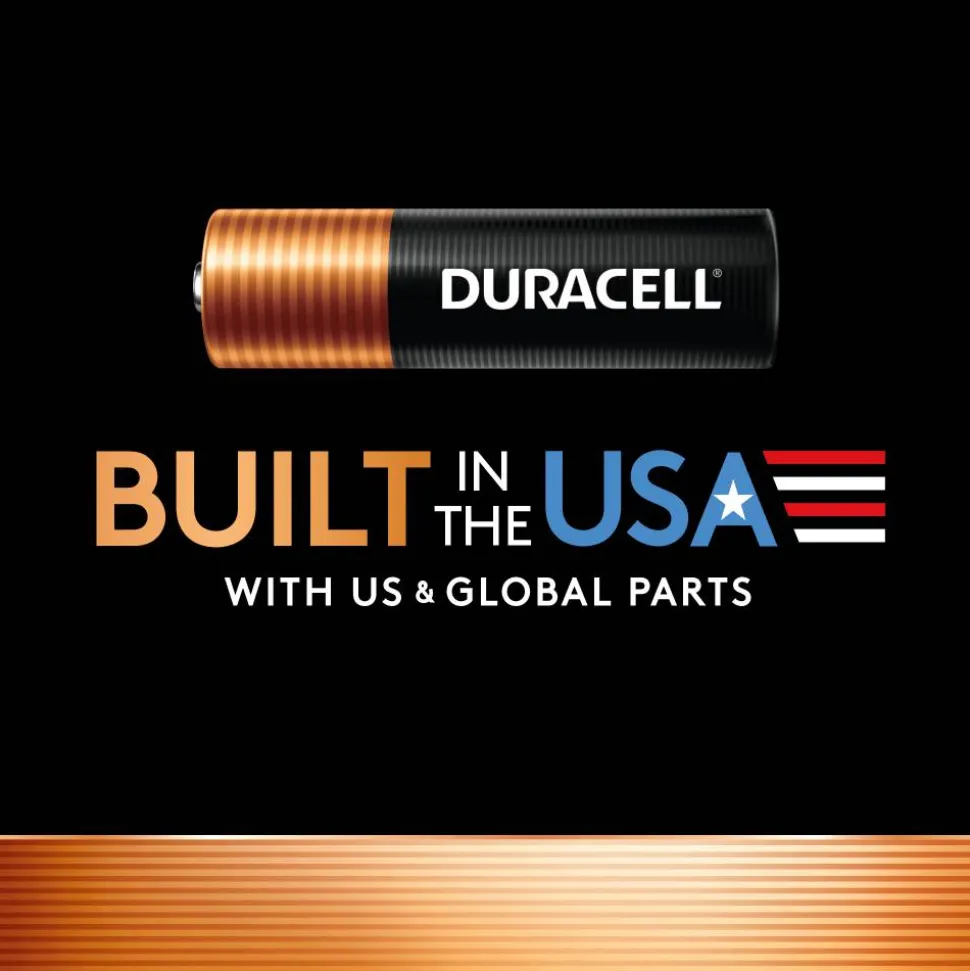 Duracell Coppertop AA Alkaline Batteries, Pack of 4