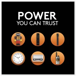 Duracell Coppertop Alkaline D Batteries, 12/Box