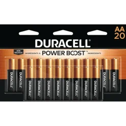 Duracell Coppertop Alkaline AA Battery 20-Packs