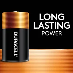 Duracell Coppertop D Alkaline Batteries, Pack of 8, MN13RT8Z