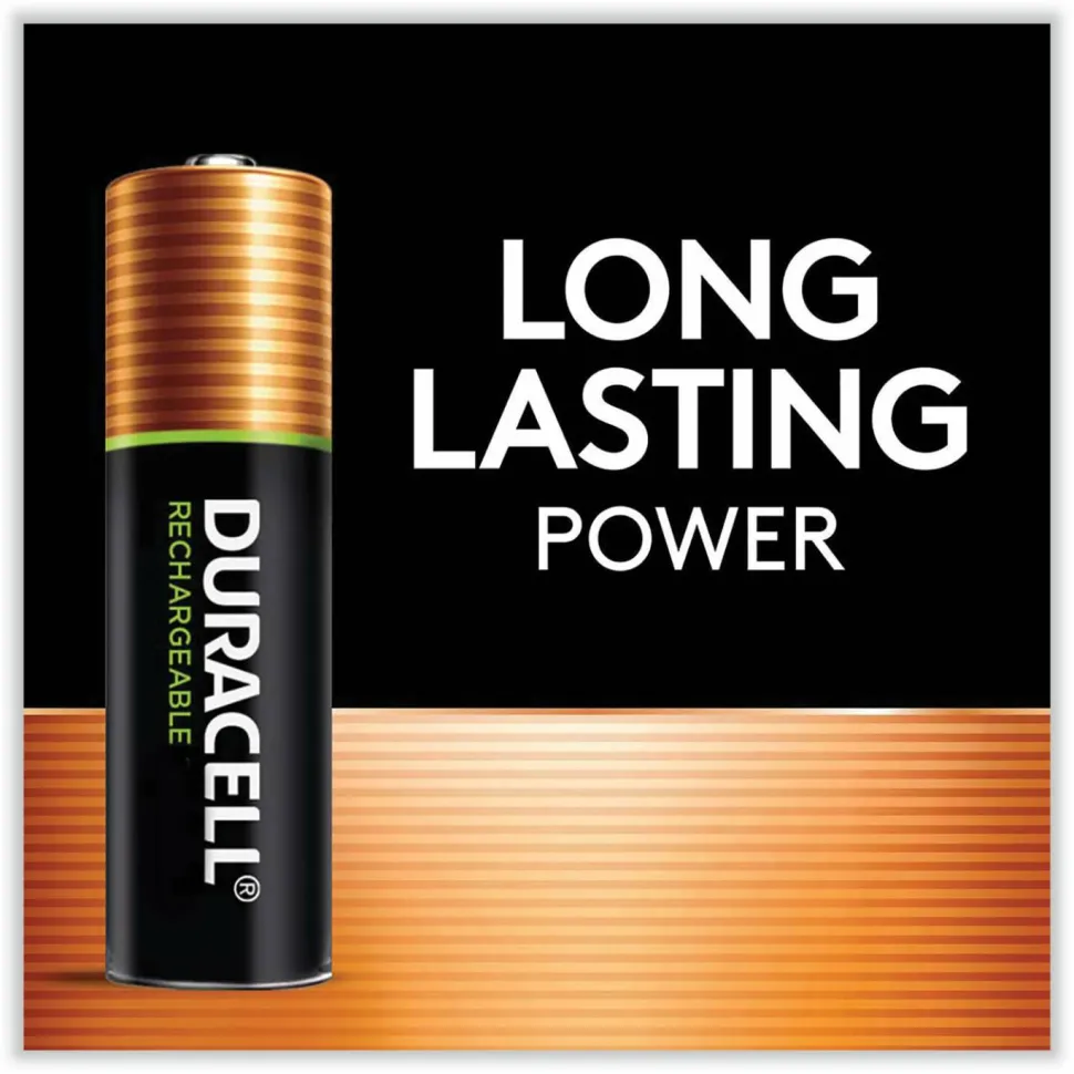 Duracell ION SPEED 1000 Advanced Charger, For AA and AAA, Includes 4 AA NiMH Batteries