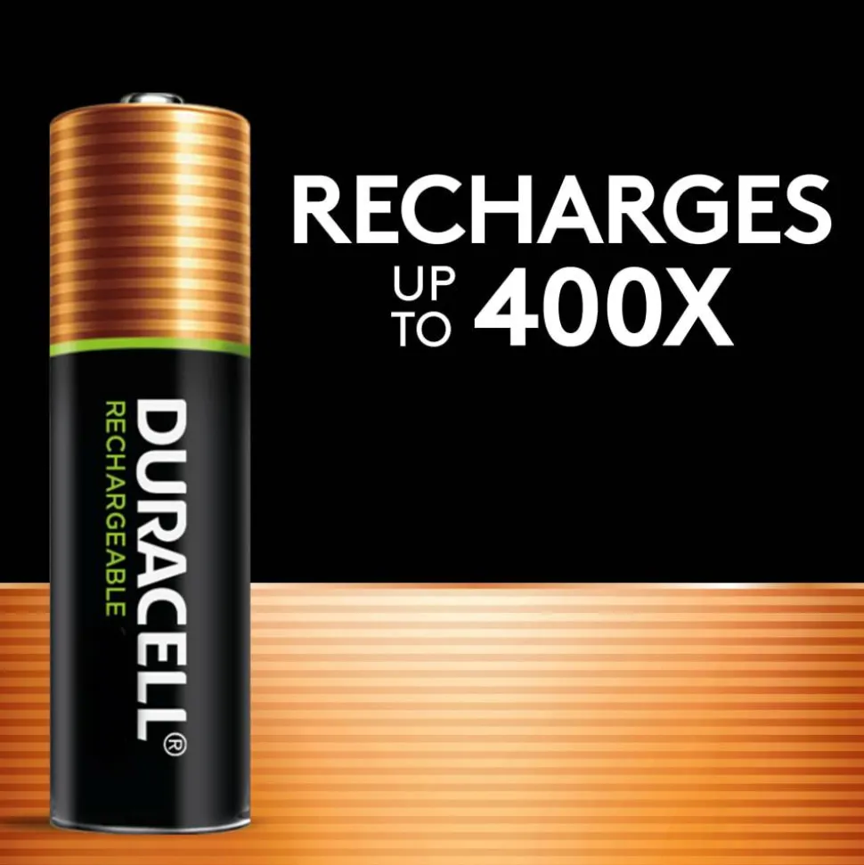 Duracell StayCharged Rechargeable AAA Batteries, Pack Of 4