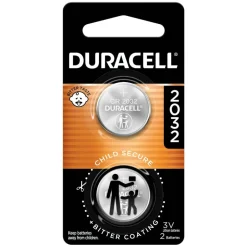 Duracell 2032 3V Lithium Coin Batteries, Pack of 2