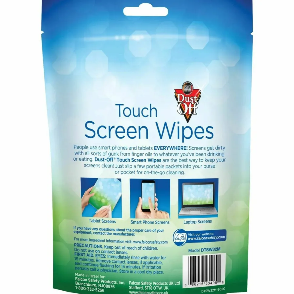Dust-Off Electronics Screen Wipes - DTSW32