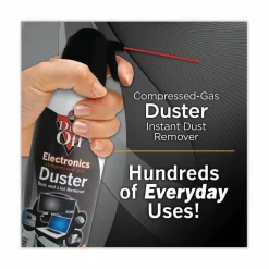 Dust-Off Plus Disposable Compressed Gas Duster, 10 Oz Bottle