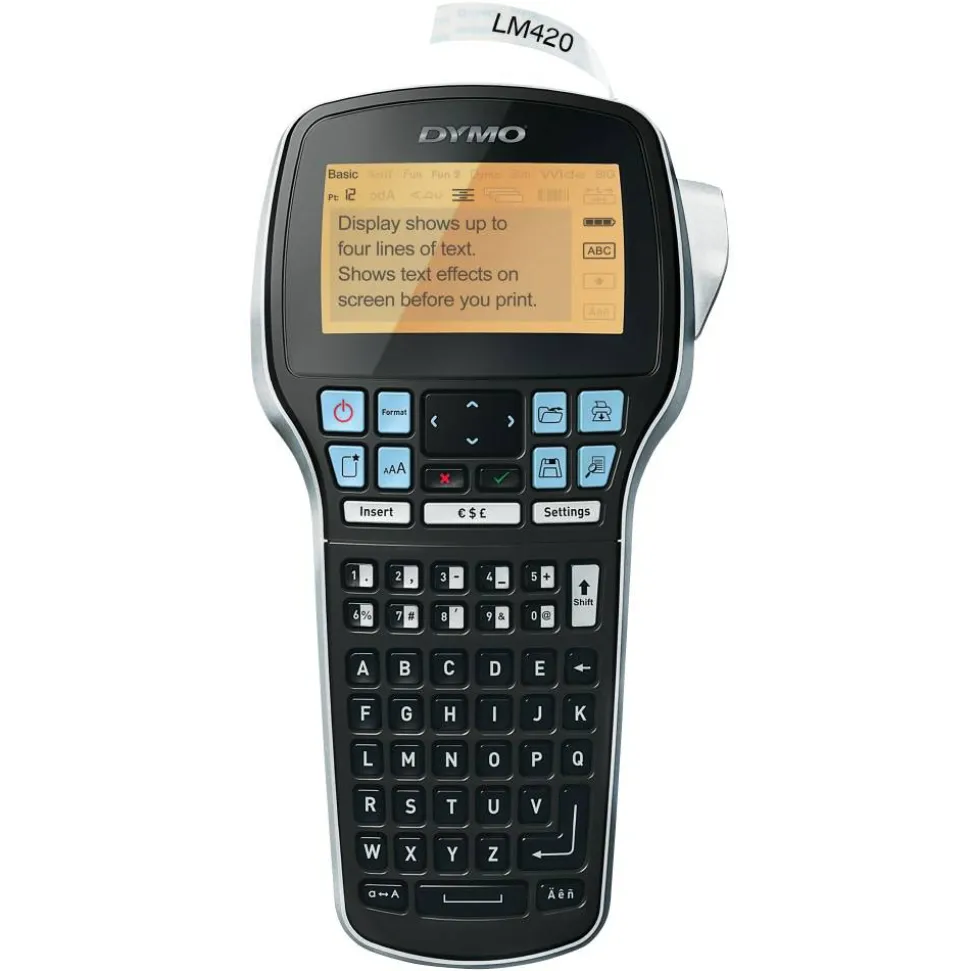 DYMO LabelManager 420P High Performance Portable Handheld Label Maker With PC/Apple Mac Connection
