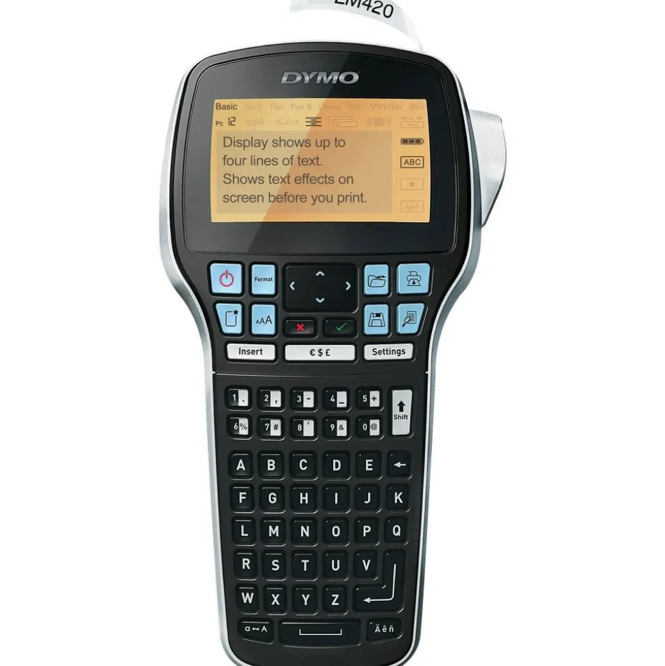 DYMO LabelManager 420P High Performance Portable Handheld Label Maker With PC/Apple Mac Connection