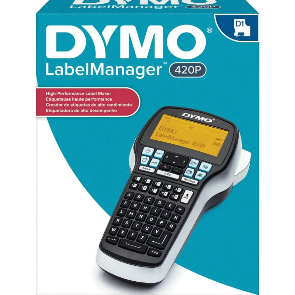 DYMO LabelManager 420P High Performance Portable Handheld Label Maker With PC/Apple Mac Connection