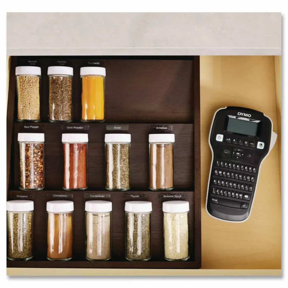 DYMO LabelManager 160P Label Maker, 2 Lines, 7.9 x 4.65 x 1.9