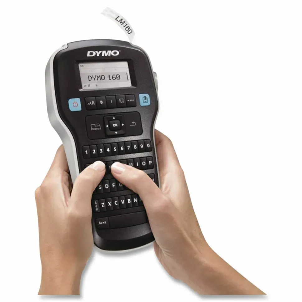DYMO LabelManager 160P Label Maker, 2 Lines, 7.9 x 4.65 x 1.9