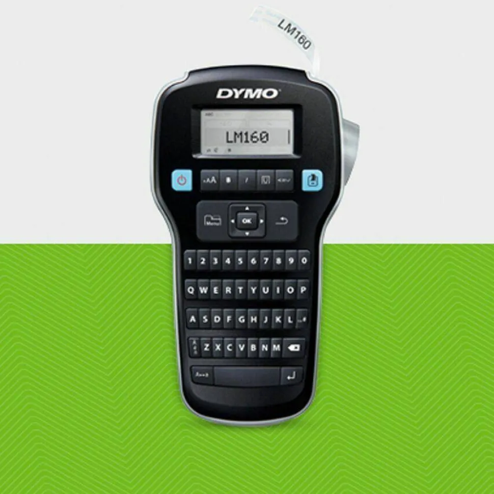 DYMO LabelManager 160P Label Maker, 2 Lines, 7.9 x 4.65 x 1.9