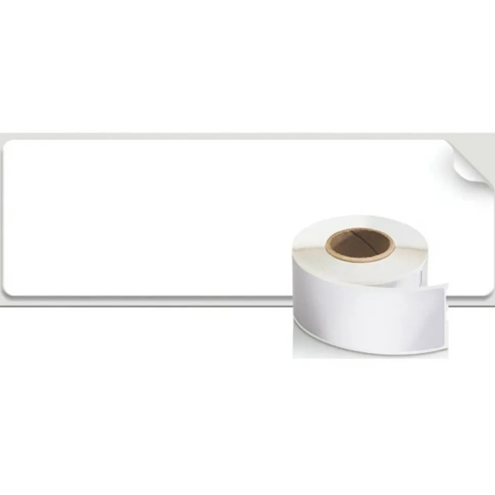 DYMO LabelWriter Address Labels, 1-1/8" x 3-1/2", Rectangle, White, 350 Labels Per Roll, Pack Of 12 Rolls