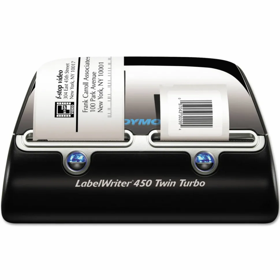 DYMO LabelWriter 450 Twin Turbo Label Printer, 71 Labels/min Print Speed, 5.5 x 8.4 x 7.4