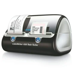 DYMO LabelWriter 450 Twin Turbo Label Printer, 71 Labels/min Print Speed, 5.5 x 8.4 x 7.4