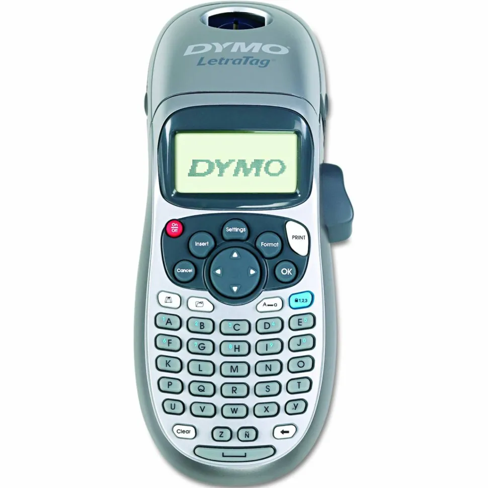 DYMO LetraTag 100H Label Maker, 2 Lines, 3.1 x 2.6 x 8.3