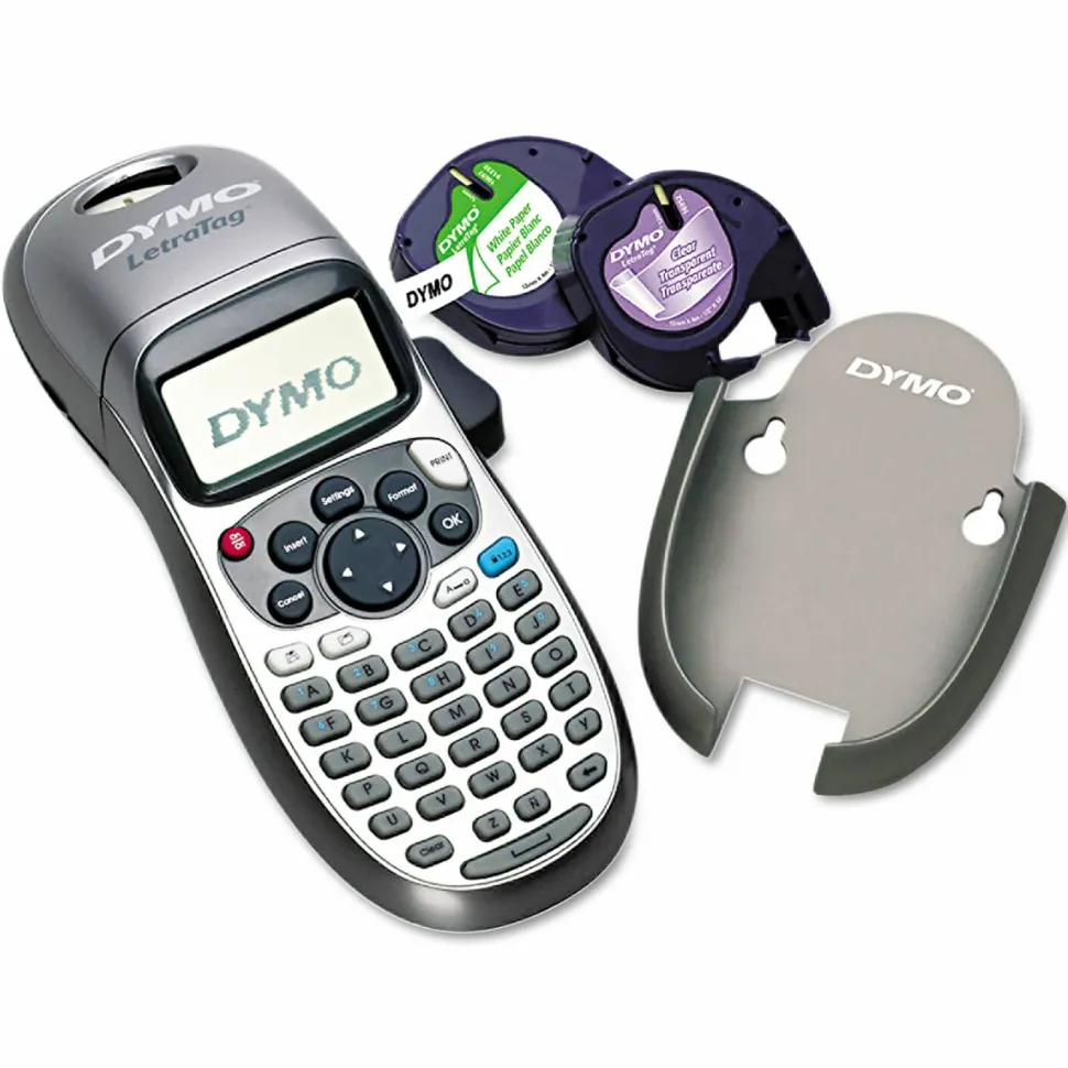 DYMO LetraTag 100H Label Maker, 2 Lines, 3.1 x 2.6 x 8.3