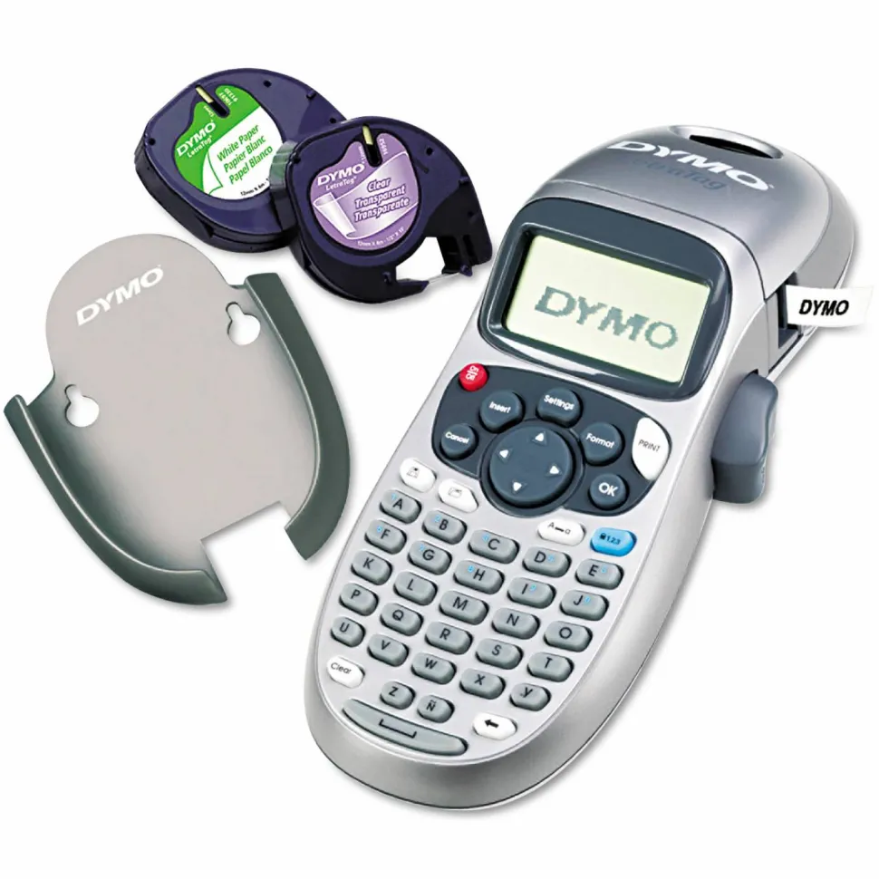 DYMO LetraTag 100H Label Maker, 2 Lines, 3.1 x 2.6 x 8.3