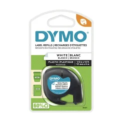 DYMO LT 91331 Black-On-White Tape, 0.5