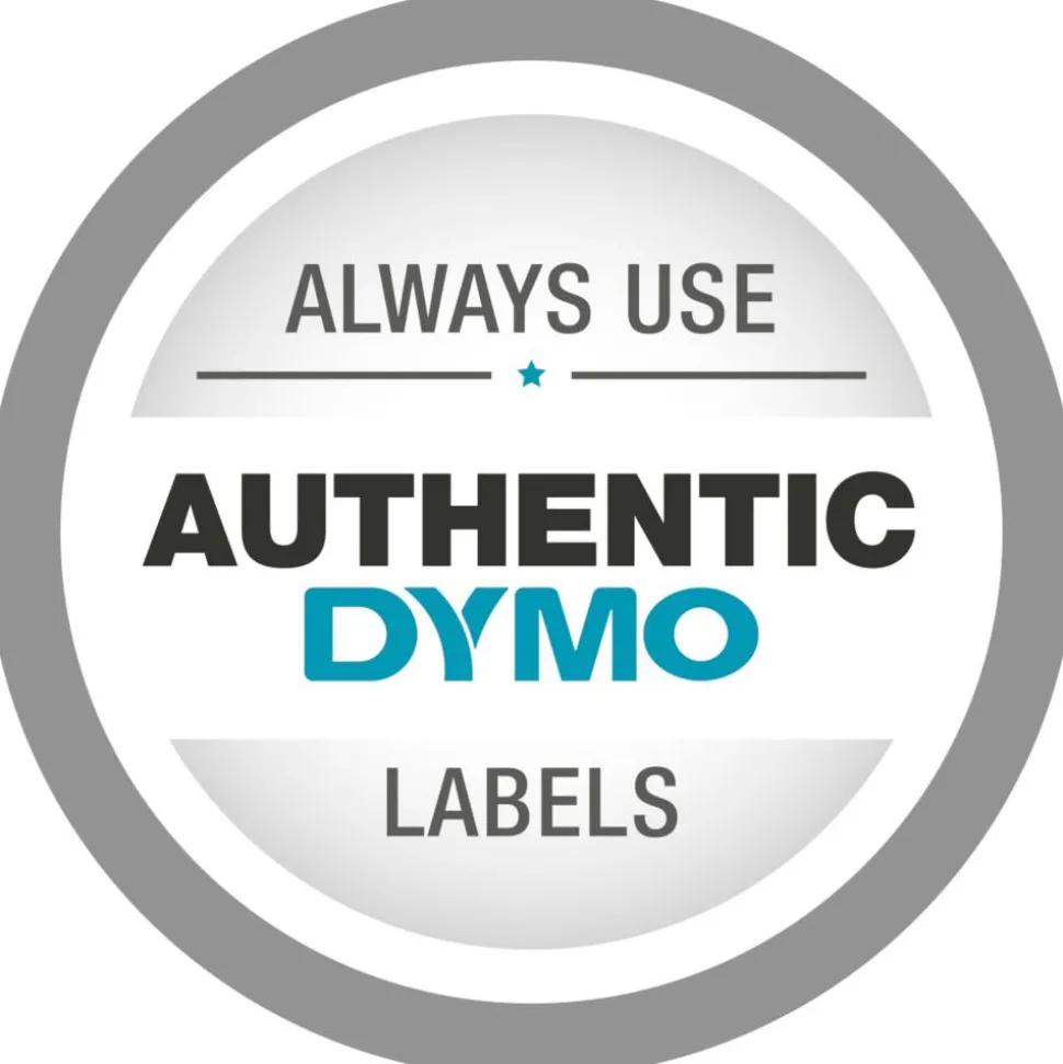 DYMO LT 91331 Black-On-White Tape, 0.5" x 13'