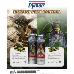 Dymon THE END. Dry Fog Flying Insect Killer, 14 oz Aerosol Spray, 12/Carton
