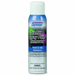 Dymon Graffiti/Paint Remover, Jelled Formula, 17.5 oz Aerosol Spray, Carton of 12