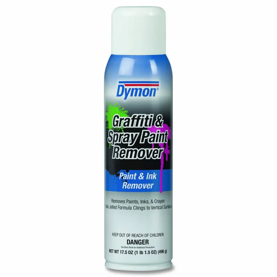 Dymon Graffiti/Paint Remover, Jelled Formula, 17.5 oz Aerosol Spray, Carton of 12