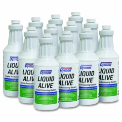 Dymon LIQUID ALIVE Enzyme Producing Bacteria, 32 oz Bottle, 12/Carton