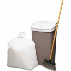 Earthsense Commercial Linear-Low-Density Recycled Tall Kitchen Bags, Open-Face, 13 gal, 24