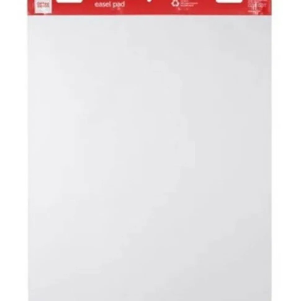 Easel Pads, 27" x 34", 50 Sheets, 30% Recycled, White, Pack Of 2