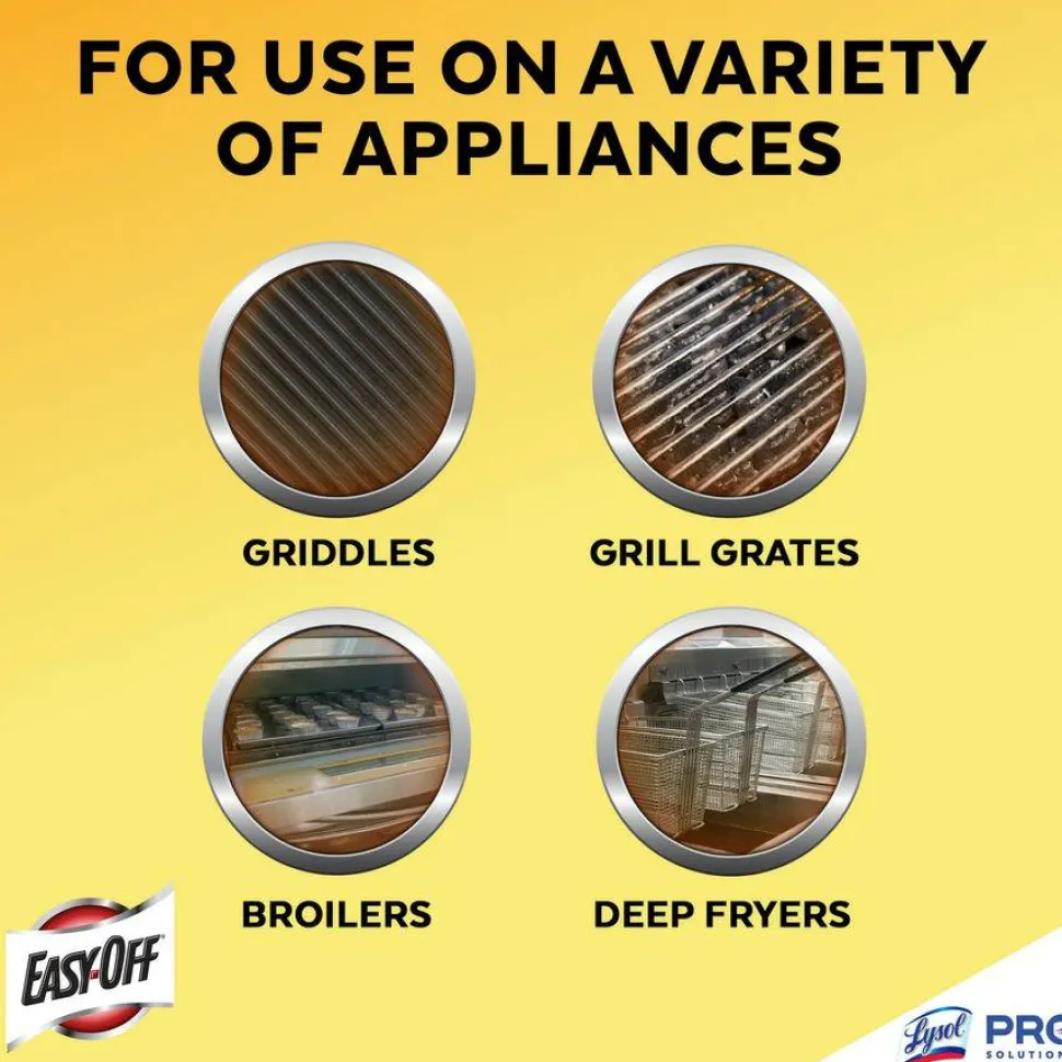 Easy-Off Oven/Grill Cleaner - 64 fl oz (2 quart) - Non-flammable - Clear Bottle - 1 Each