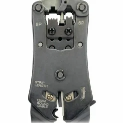Eaton Tripp Lite Series RJ11/RJ12/RJ45 Wire Crimper with Built-in Cable Tester
