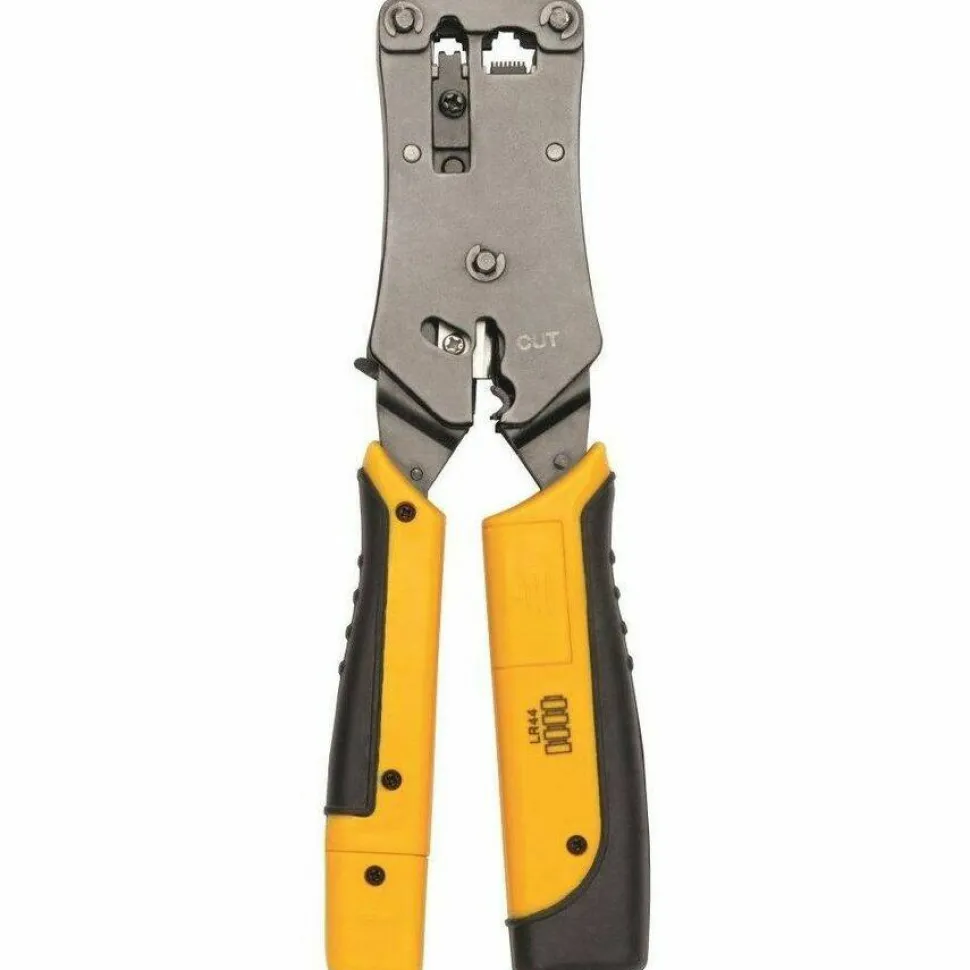 Eaton Tripp Lite Series RJ11/RJ12/RJ45 Wire Crimper with Built-in Cable Tester