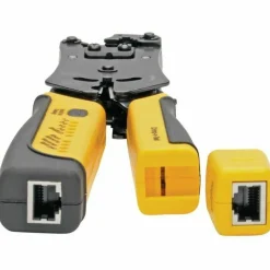 Eaton Tripp Lite Series RJ11/RJ12/RJ45 Wire Crimper with Built-in Cable Tester
