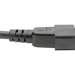 Eaton Tripp Lite Series Laptop Power Adapter Cord, C14 to C5 Adapter - 7A/125V or 2.5A/250V, 18 AWG, 6 in., Black