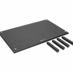Eaton Tripp Lite Series Monitor Riser for Desk, 18 x 11 in. - Height Adjustable, Metal, Black