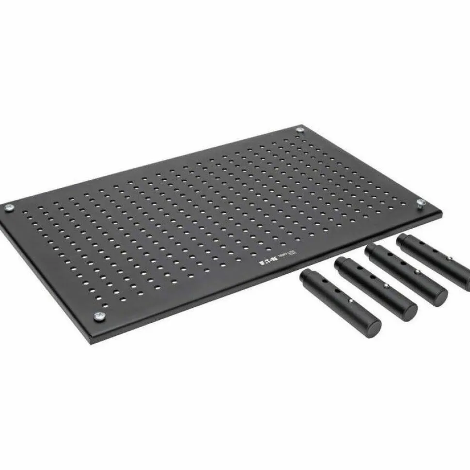 Eaton Tripp Lite Series Monitor Riser for Desk, 18 x 11 in. - Height Adjustable, Metal, Black