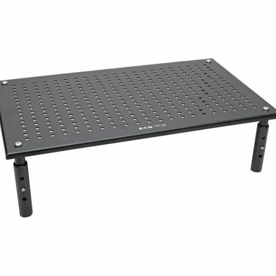 Eaton Tripp Lite Series Monitor Riser for Desk, 18 x 11 in. - Height Adjustable, Metal, Black