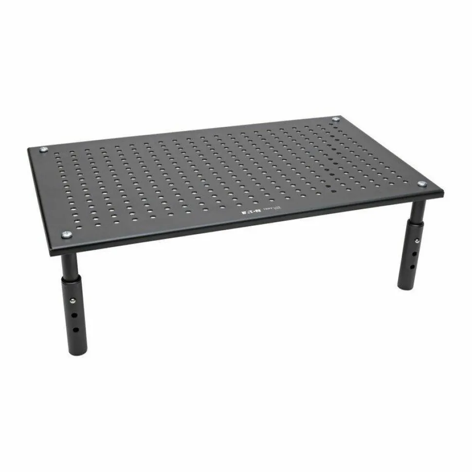 Eaton Tripp Lite Series Monitor Riser for Desk, 18 x 11 in. - Height Adjustable, Metal, Black