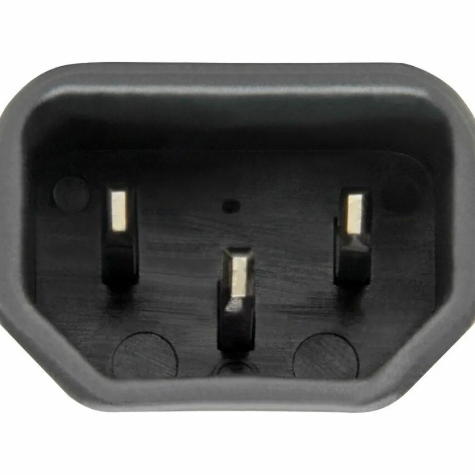 Eaton Tripp Lite Series NEMA 5-15R to C14 Power Cord Adapter - 15A, 125V, Black