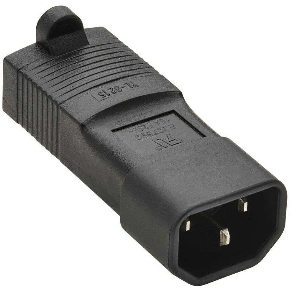 Eaton Tripp Lite Series NEMA 5-15R to C14 Power Cord Adapter - 15A, 125V, Black