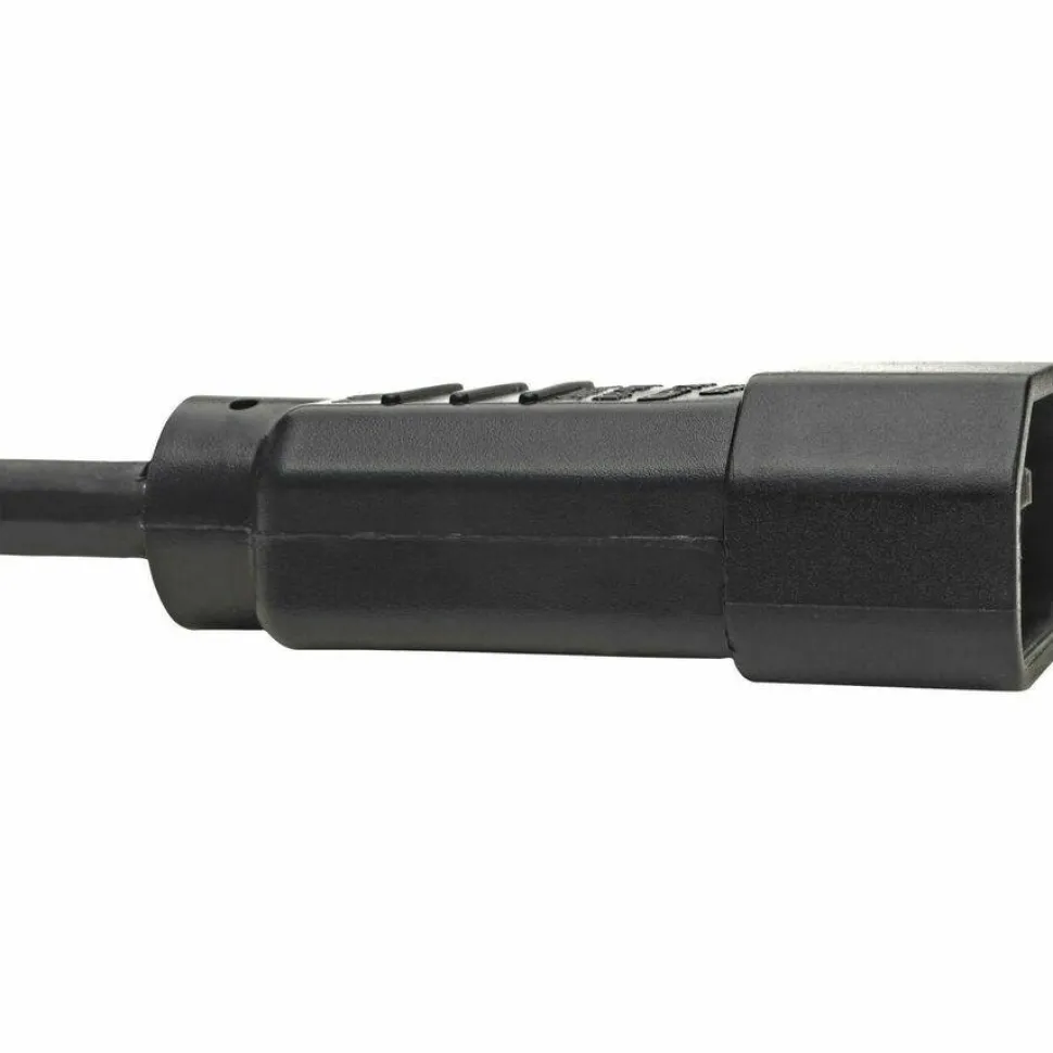 Eaton Tripp Lite Series NEMA 5-15R to C14 Computer AC Power Cable - 13A, 125V, 16 AWG, 1 ft. (0.31 m), Black