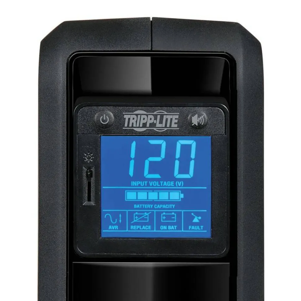 Eaton Tripp Lite Series OmniSmart LCD 120V 650VA 350W Line-Interactive UPS, Tower, LCD display, USB port