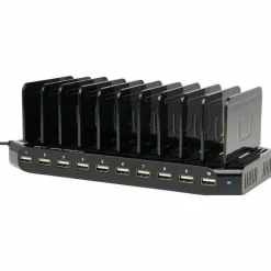 Eaton Tripp Lite Series 10-Port USB Charging Station Hub w Adjustable Storage Tablet/Smartphone/iPad/Iphone 5V 21A 105W - U280010ST