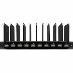 Eaton Tripp Lite Series 10-Port USB Charging Station Hub w Adjustable Storage Tablet/Smartphone/iPad/Iphone 5V 21A 105W - U280010ST