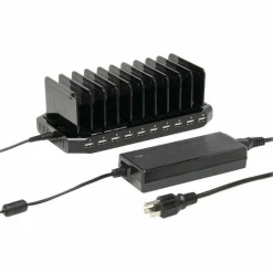 Eaton Tripp Lite Series 10-Port USB Charging Station Hub w Adjustable Storage Tablet/Smartphone/iPad/Iphone 5V 21A 105W - U280010ST