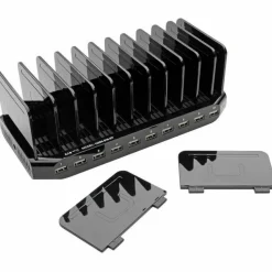 Eaton Tripp Lite Series 10-Port USB Charging Station Hub w Adjustable Storage Tablet/Smartphone/iPad/Iphone 5V 21A 105W - U280010ST