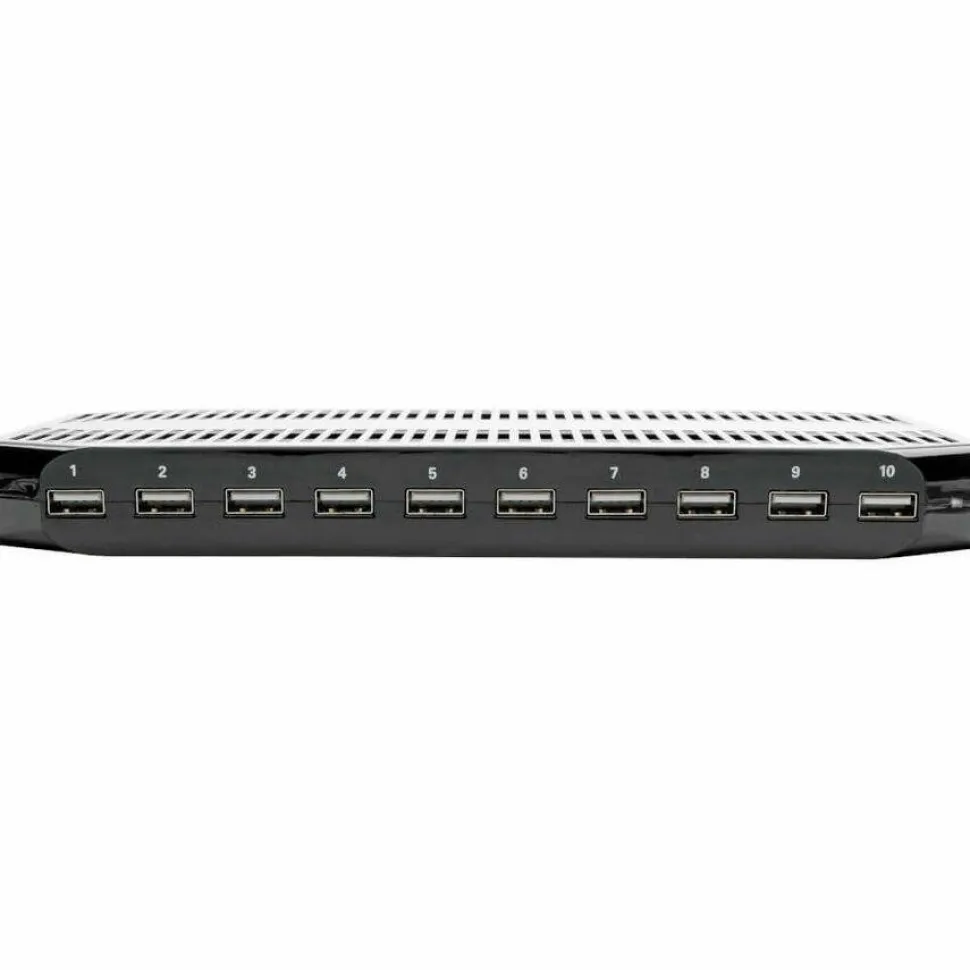 Eaton Tripp Lite Series 10-Port USB Charging Station Hub w Adjustable Storage Tablet/Smartphone/iPad/Iphone 5V 21A 105W - U280010ST