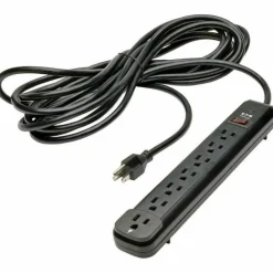 Eaton Tripp Lite Series Power It! 7-Outlet Power Strip, 25 ft. (7.62 m) Cord, Black Housing